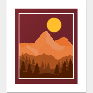 Many Mountains Under One Sun Adventure Wanderlust Explore and Travel Posters and Art